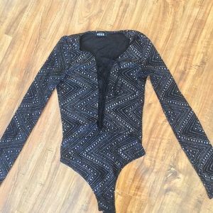 Glitter bodysuit
